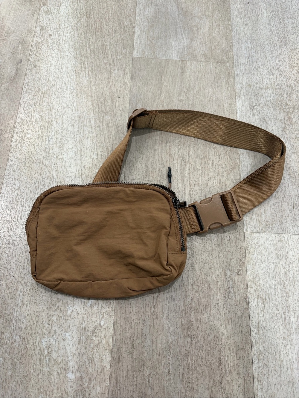 Brown Adjustable Belt Bag